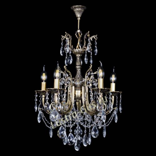 Люстра бронзовая Матильда №5 Журавлик в Подольске Гусь Хрустальный