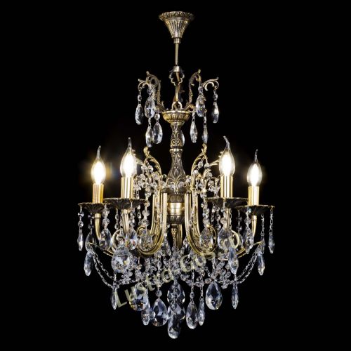 Люстра бронзовая Матильда №5 Журавлик в Подольске Гусь Хрустальный