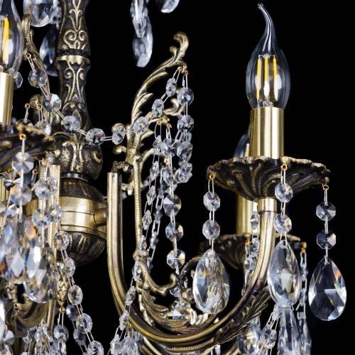 Люстра бронзовая Матильда №5 Журавлик в Подольске Гусь Хрустальный