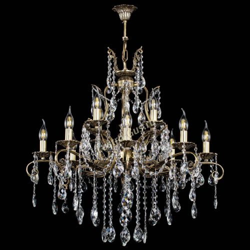 Люстра бронзовая Мелания №12/2 баден в Подольске Гусь Хрустальный