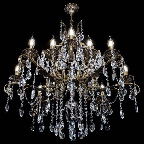 Люстра бронзовая Мелания №12/2 баден в Подольске Гусь Хрустальный