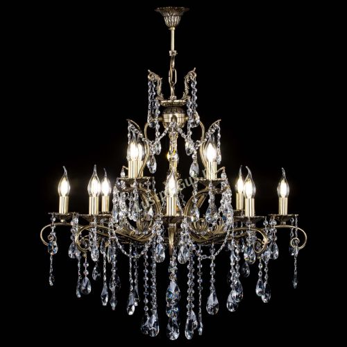 Люстра бронзовая Мелания №12/2 лучик в Подольске Гусь Хрустальный