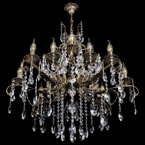 Люстра бронзовая Мелания №12/2 лучик в Подольске Гусь Хрустальный