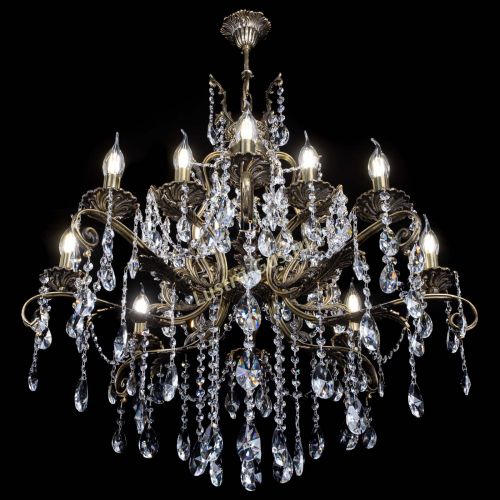 Люстра бронзовая Мелания №12/2 лучик в Подольске Гусь Хрустальный