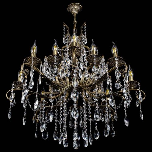 Люстра бронзовая Мелания №12/2 журавлик в Подольске Гусь Хрустальный