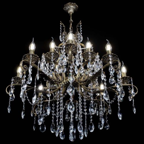 Люстра бронзовая Мелания №12/2 журавлик в Подольске Гусь Хрустальный