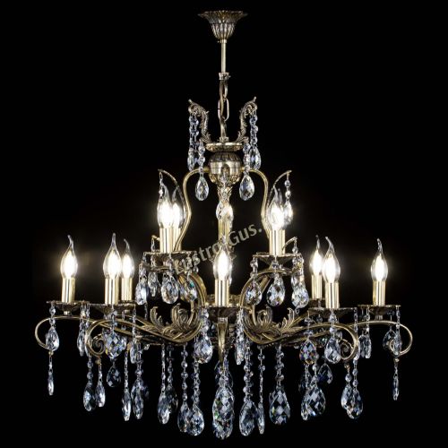 Люстра бронзовая Мелания №12/1 баден в Подольске Гусь Хрустальный