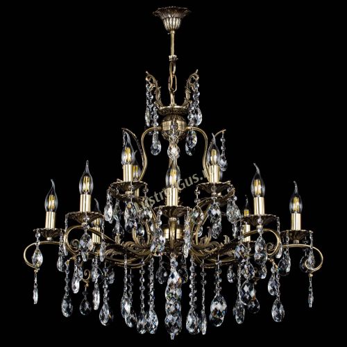 Люстра бронзовая Мелания №12/1 баден в Подольске Гусь Хрустальный