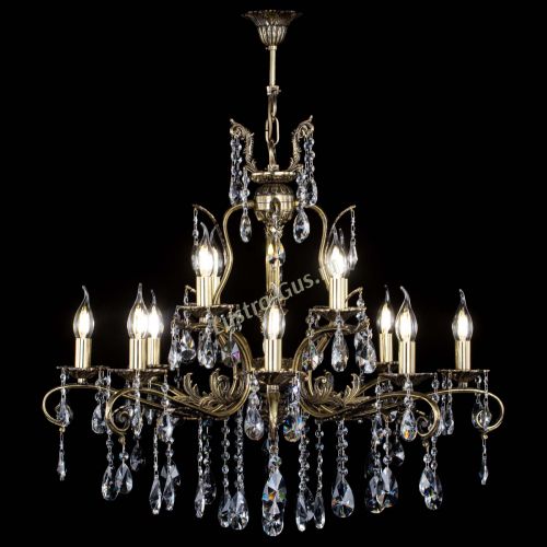 Люстра бронзовая Мелания №12/1 лучик в Подольске Гусь Хрустальный