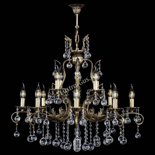 Люстра бронзовая Мелания №12/1 шар в Подольске Люстра бронзовая Мелания №12/1 шар в Подольске