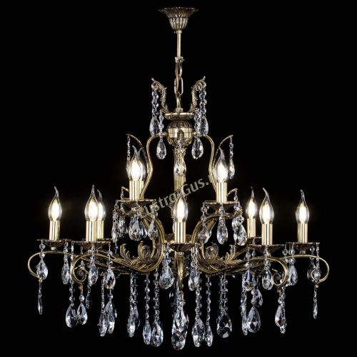 Люстра бронзовая Мелания №12/1 журавлик в Подольске Гусь Хрустальный