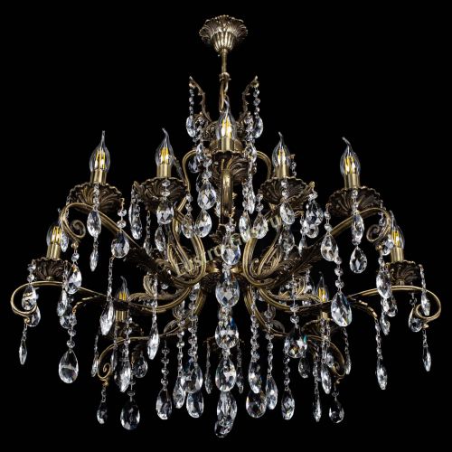 Люстра бронзовая Мелания №12/1 журавлик в Подольске Гусь Хрустальный