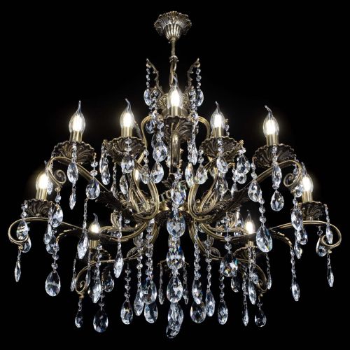 Люстра бронзовая Мелания №12/1 журавлик в Подольске Гусь Хрустальный