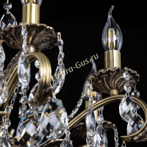 Люстра бронзовая Милана №1 баден в Подольске Гусь Хрустальный