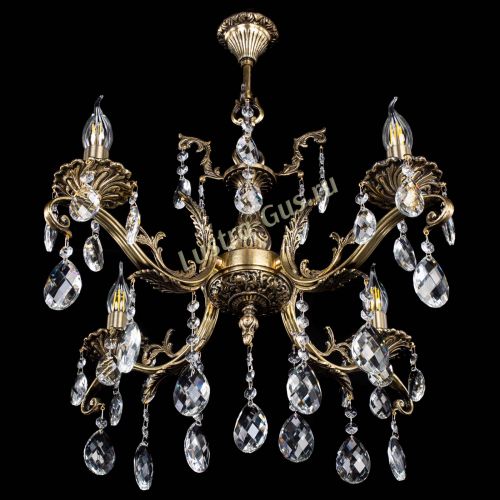 Люстра бронзовая Милана №4/2 баден в Подольске Гусь Хрустальный