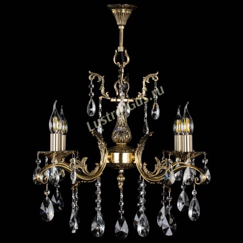 Люстра бронзовая Милана №4/2 лучик в Подольске Гусь Хрустальный