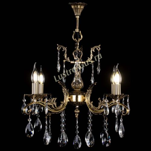 Люстра бронзовая Милана №4/2 журавлик в Подольске Гусь Хрустальный