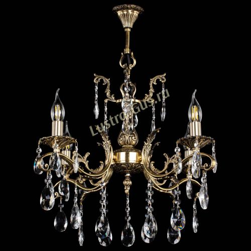 Люстра бронзовая Милана №4/2 журавлик в Подольске Гусь Хрустальный