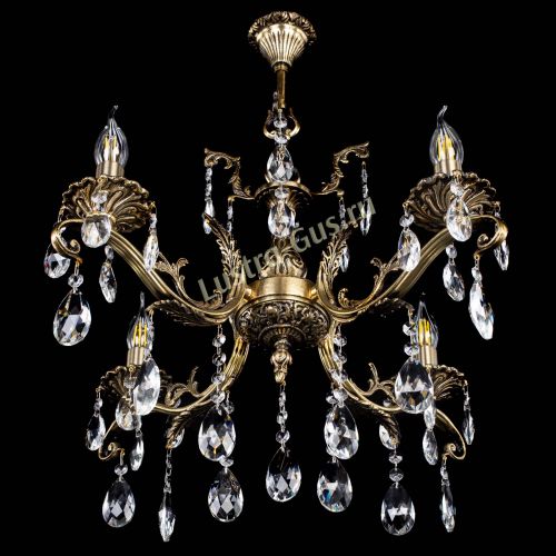 Люстра бронзовая Милана №4/2 журавлик в Подольске Гусь Хрустальный