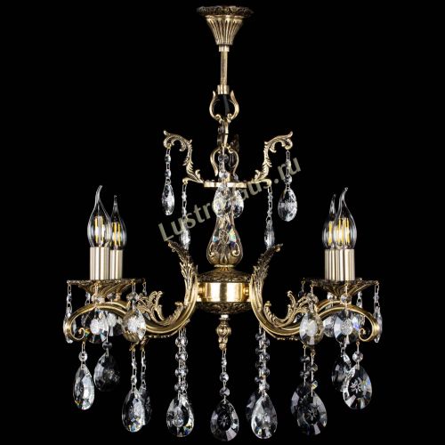 Люстра бронзовая Милана №4/2 звездочка в Подольске Гусь Хрустальный