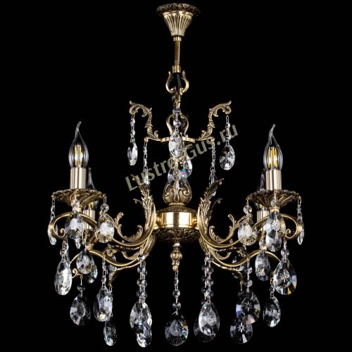 Люстра бронзовая Милана №4/2 звездочка в Подольске Гусь Хрустальный