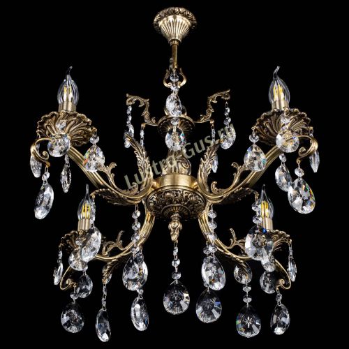 Люстра бронзовая Милана №4/2 звездочка в Подольске Гусь Хрустальный