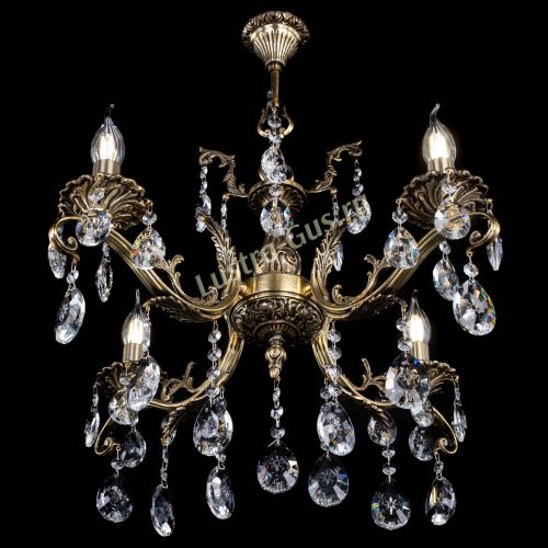 Люстра бронзовая Милана №4/2 звездочка в Подольске Гусь Хрустальный