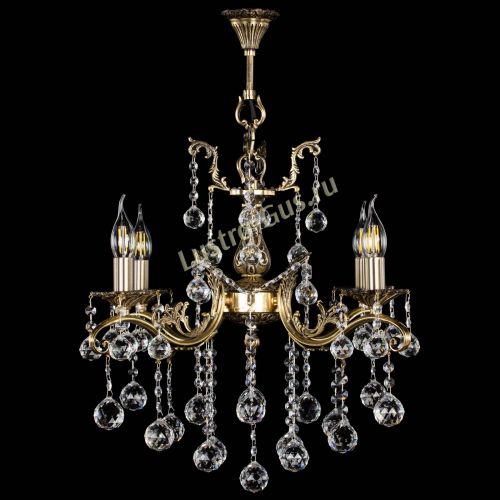 Люстра бронзовая Милана №4 шар в Подольске Гусь Хрустальный