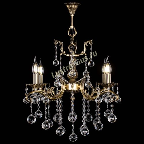 Люстра бронзовая Милана №4 шар в Подольске Гусь Хрустальный