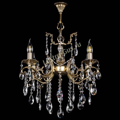 Люстра бронзовая Милана №4 журавлик в Подольске Гусь Хрустальный