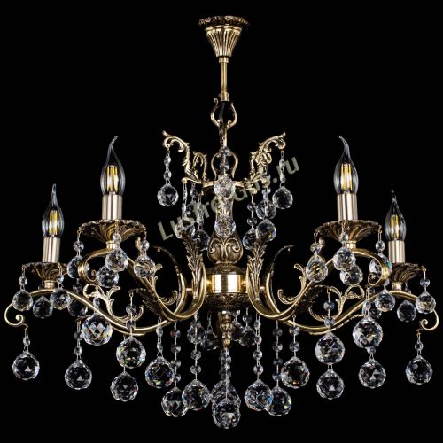 Люстра бронзовая Милана №5/2 шар в Подольске Гусь Хрустальный