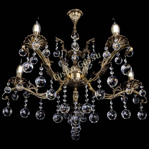 Люстра бронзовая Милана №5/2 шар в Подольске Гусь Хрустальный