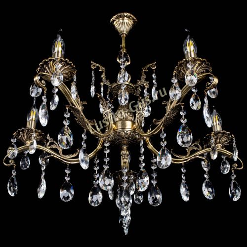 Люстра бронзовая Милана №5/2 журавлик в Подольске Гусь Хрустальный