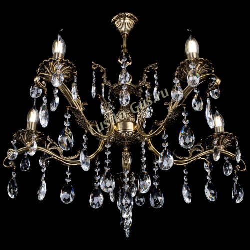 Люстра бронзовая Милана №5/2 журавлик в Подольске Гусь Хрустальный