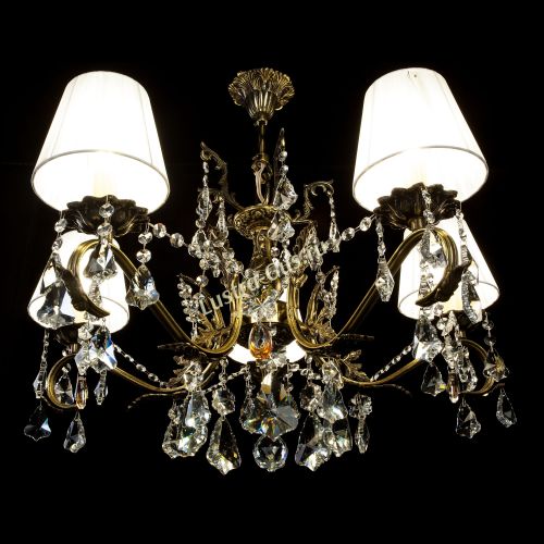 Люстра бронзовая Милана №5 Дубик Прованс в Подольске Гусь Хрустальный