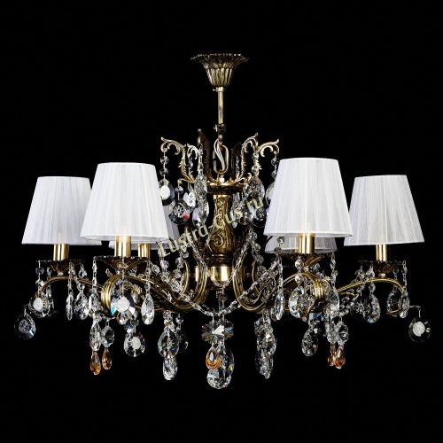 Люстра бронзовая Милана №6 Прованс в Подольске Гусь Хрустальный