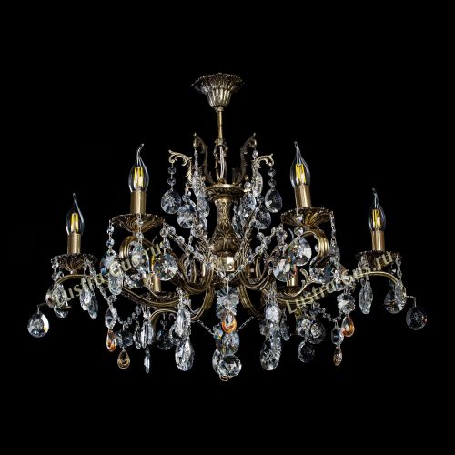 Люстра бронзовая Милана №6 Звездочка в Подольске Гусь Хрустальный