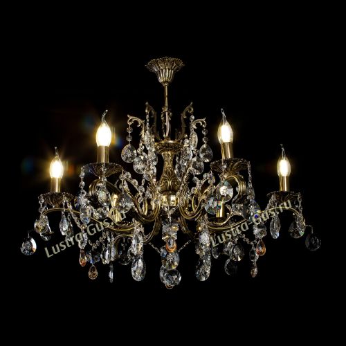 Люстра бронзовая Милана №6 Звездочка в Подольске Гусь Хрустальный