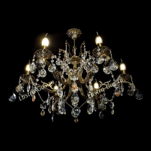 Люстра бронзовая Милана №6 Звездочка в Подольске Гусь Хрустальный