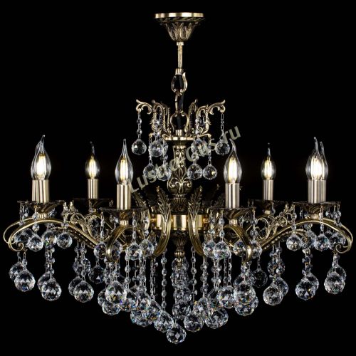 Люстра бронзовая Милана №9/2 шар в Подольске Гусь Хрустальный