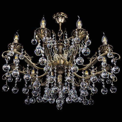 Люстра бронзовая Милана №9/2 шар в Подольске Гусь Хрустальный