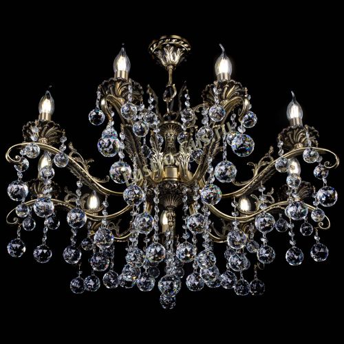 Люстра бронзовая Милана №9/2 шар в Подольске Гусь Хрустальный