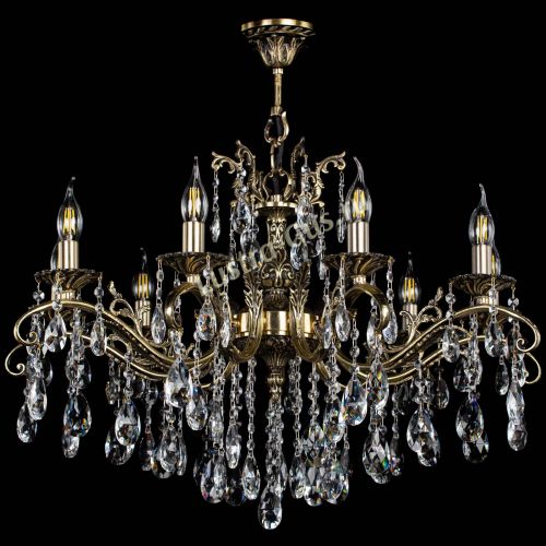 Люстра бронзовая Милана №9/2 журавлик в Подольске Гусь Хрустальный