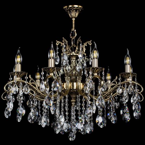 Люстра бронзовая Милана №9/2 звездочка в Подольске Гусь Хрустальный