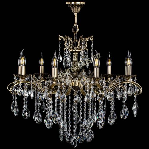 Люстра бронзовая Милана №9 баден в Подольске Гусь Хрустальный