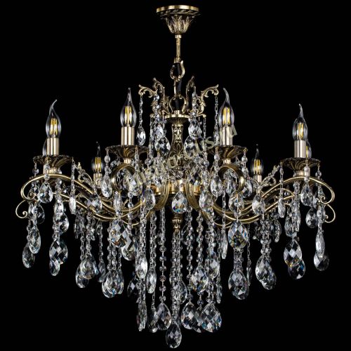 Люстра бронзовая Милана №9 баден в Подольске Гусь Хрустальный