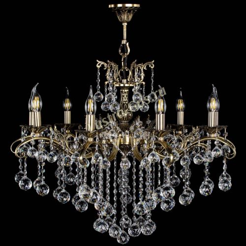 Люстра бронзовая Милана №9 шар в Подольске Гусь Хрустальный