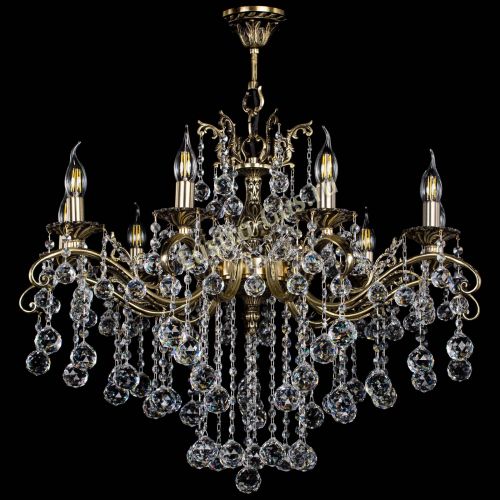 Люстра бронзовая Милана №9 шар в Подольске Гусь Хрустальный