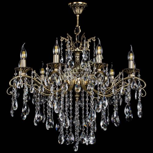 Люстра бронзовая Милана №9 журавлик в Подольске Гусь Хрустальный