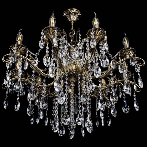 Люстра бронзовая Милана №9 журавлик в Подольске Гусь Хрустальный